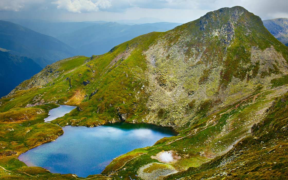 Blick auf den Lake Capra