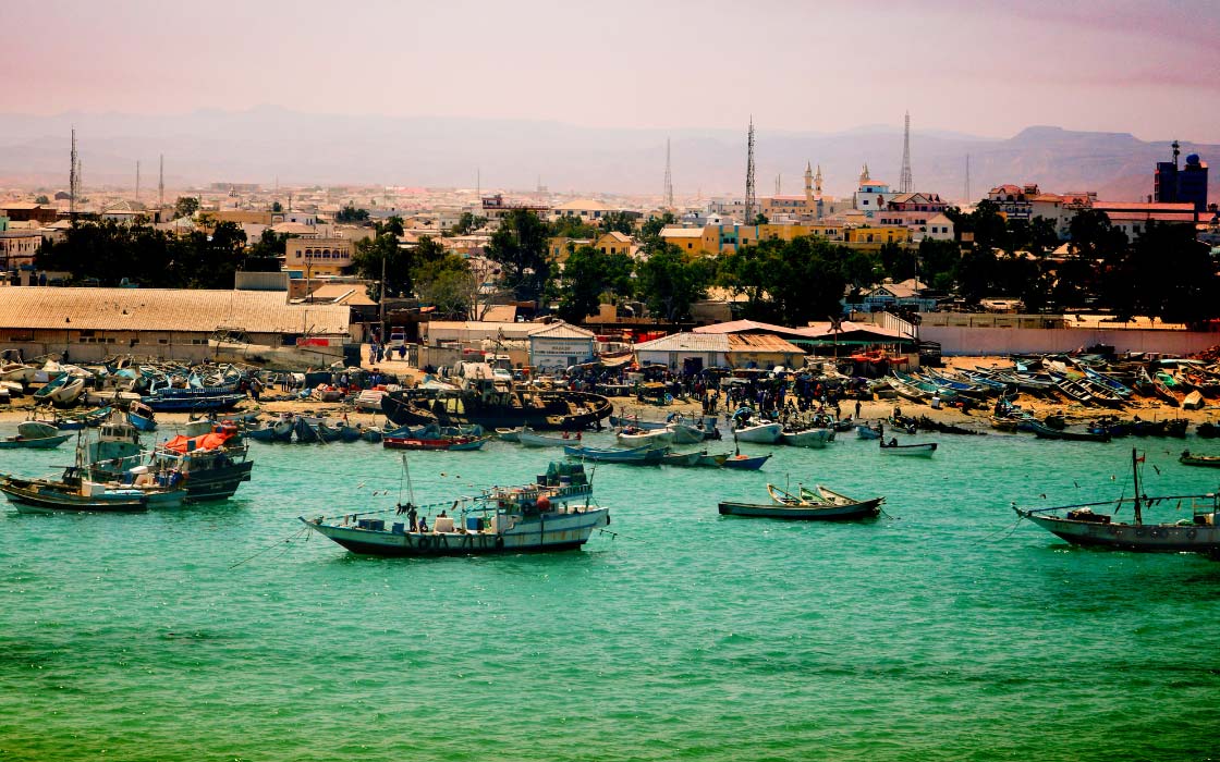 Hafen in Somalia
