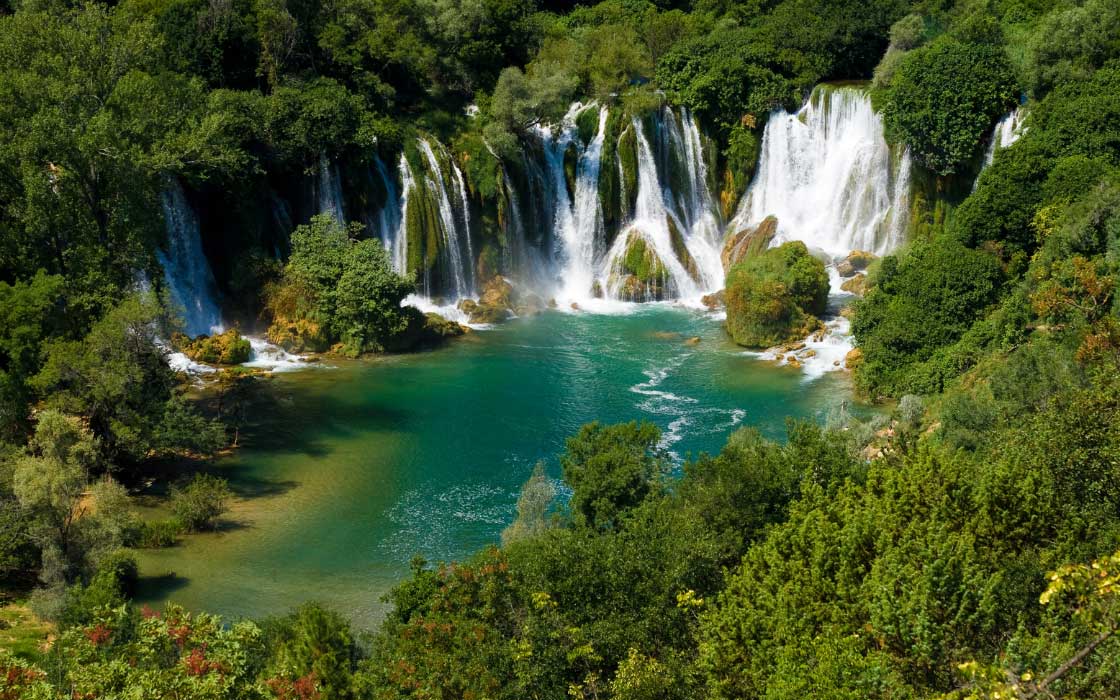 Wasserfall in Bosnien und Herzegowina