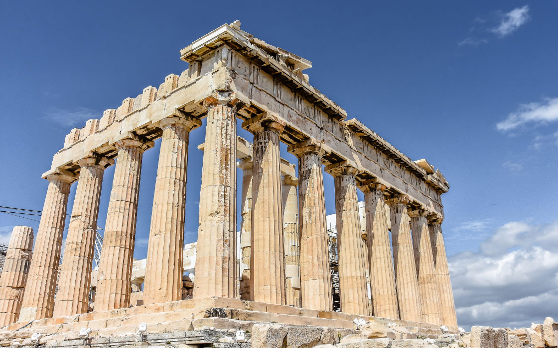 Akropolis in Athen.