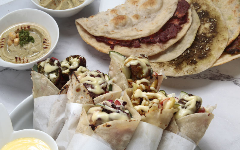 Traditionelles persisches Essen.