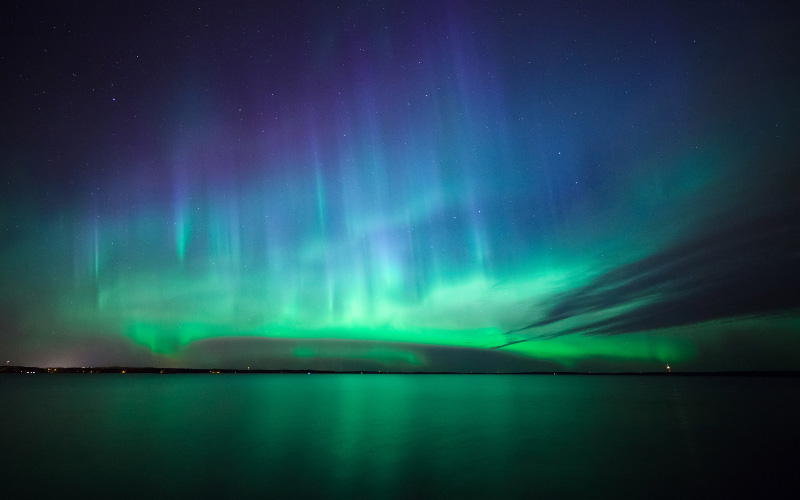 Polarlichter in Finnland